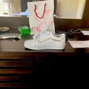 Crystal bridal shoe- vans